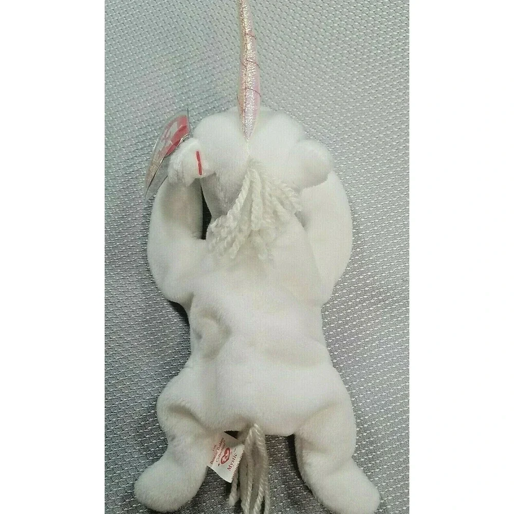 Ty Beanie Baby Mystic Iridescent‎ Unicorn Errors, Tush Tag 1993, B-day 1994